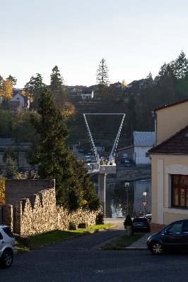 Lávka pro pěší přes řeku Otavu, Písek
